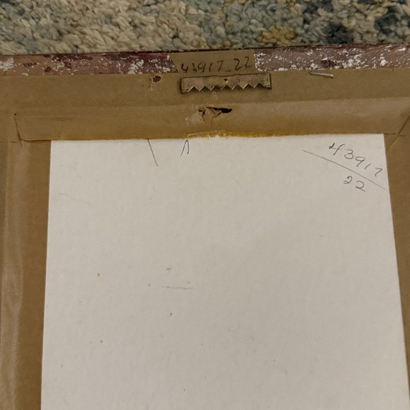 Tommy Bahama Style Tropical Palm Tree Picture in 10.5 inch x 22.75 inch Frame - Picture 7 of 9